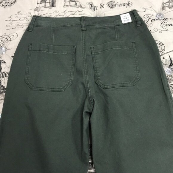 SUPPLIES BY UNION BAY Kylee Twill Cropped Wide Leg - Picture 7 of 8